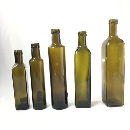 500ml橄榄油瓶250ml山茶油玻璃瓶食品级包装玻璃瓶厨房储物油空瓶